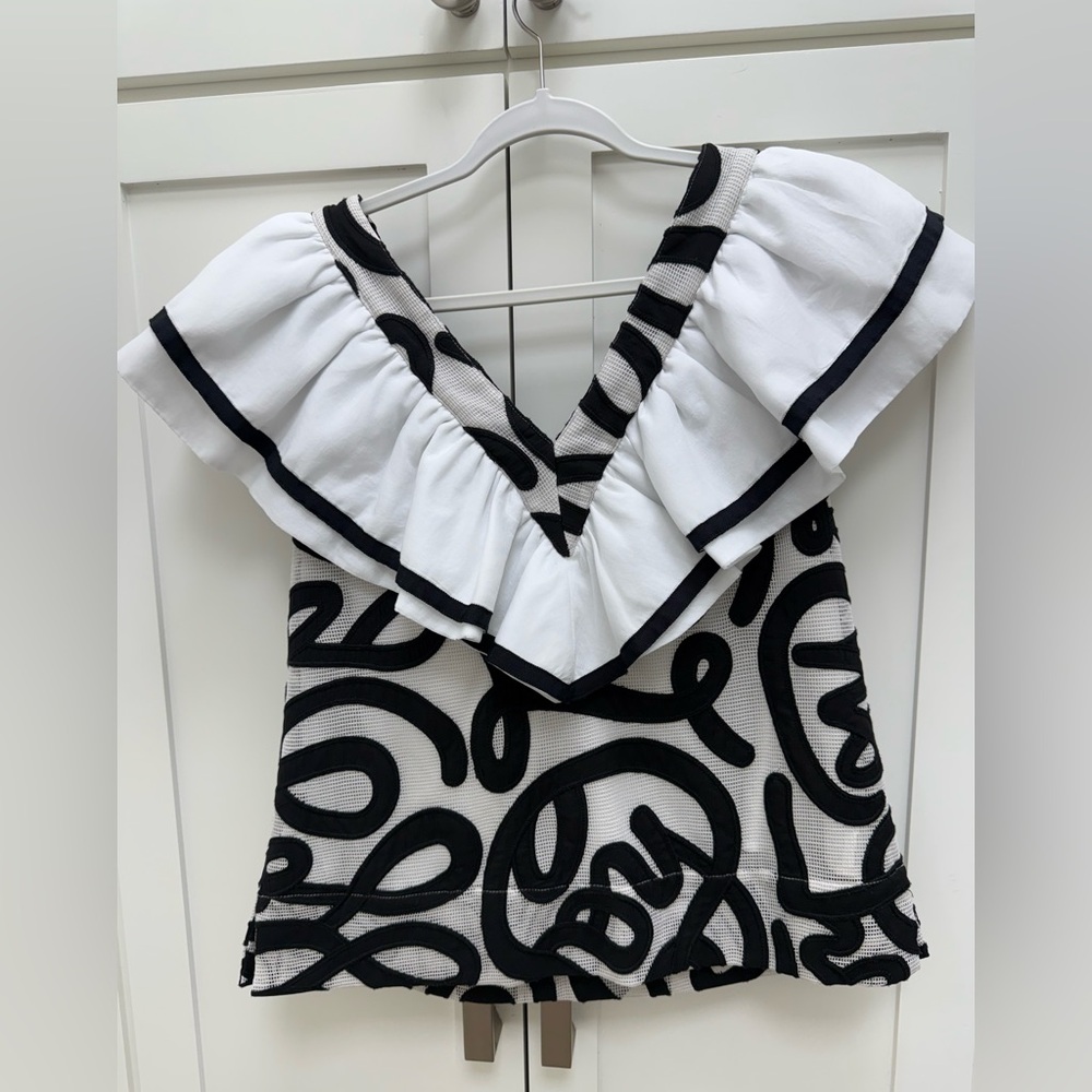 Emily McCarthy - Black and White Women's Top